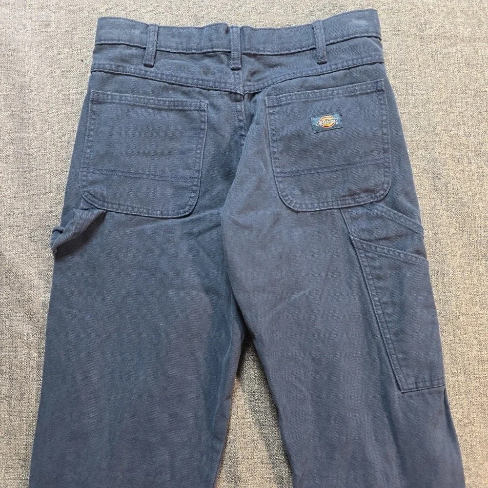 Dickies Jeans Mens 30x32 Black Carpenter Utility Workwear Denim Pants Straight
